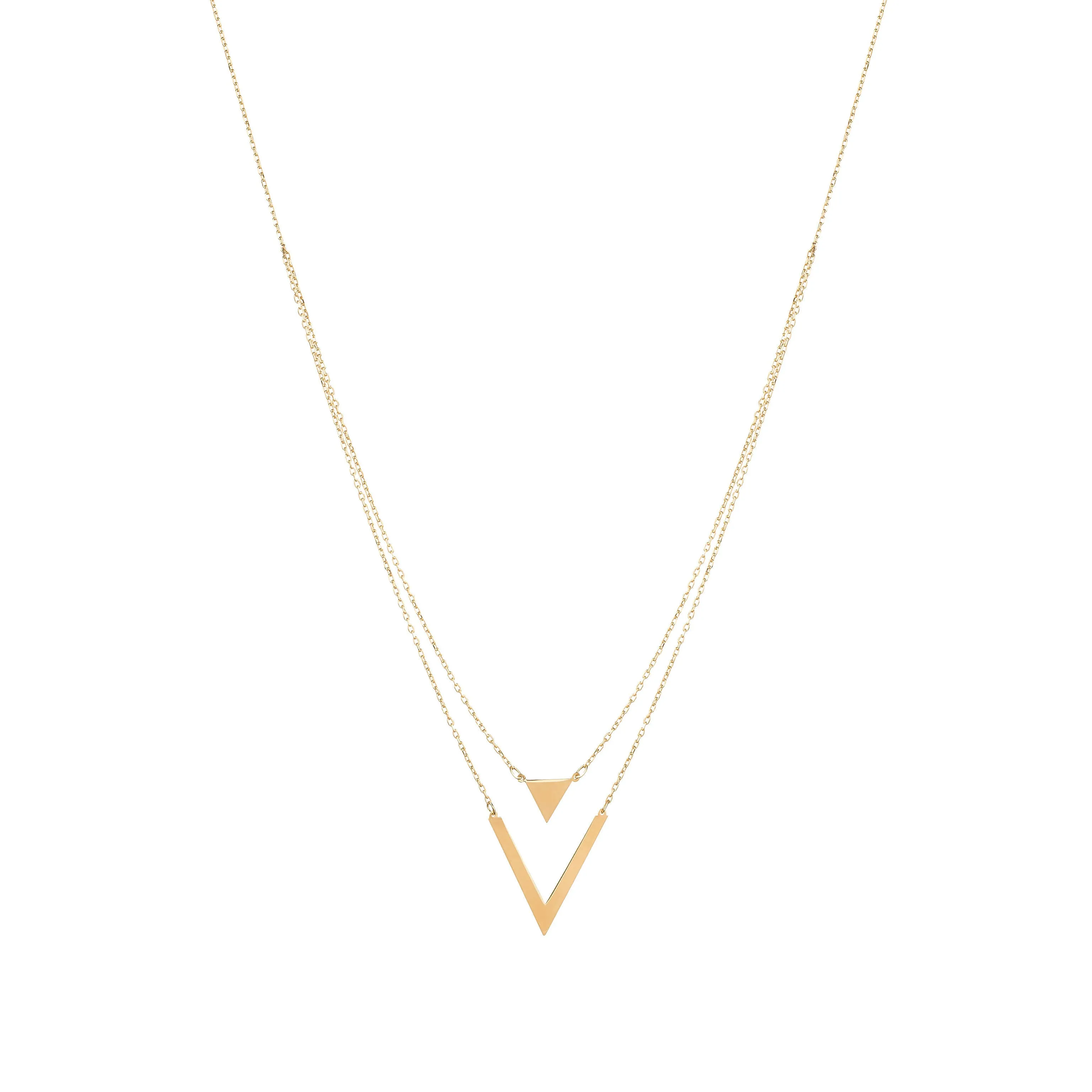 18K Gold Duo Layers Necklace - Garo Boyadjian