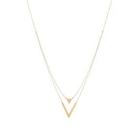 18K Gold Duo Layers Necklace - Garo Boyadjian