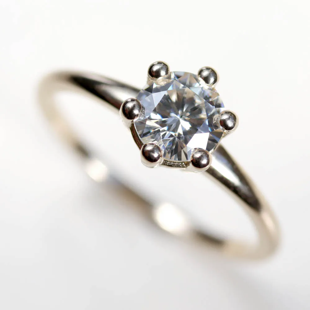 6mm Low Base Six-Prong Solitaire