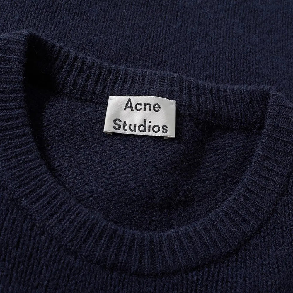 Acne Studios Jena Soft Wool Crew KnitNavy