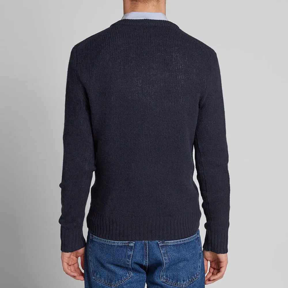 Acne Studios Jena Soft Wool Crew KnitNavy