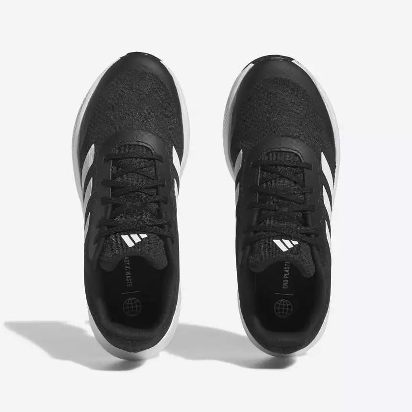 ADIDAS JUNIOR RUNFALCON 3.0 BLACK SHOES