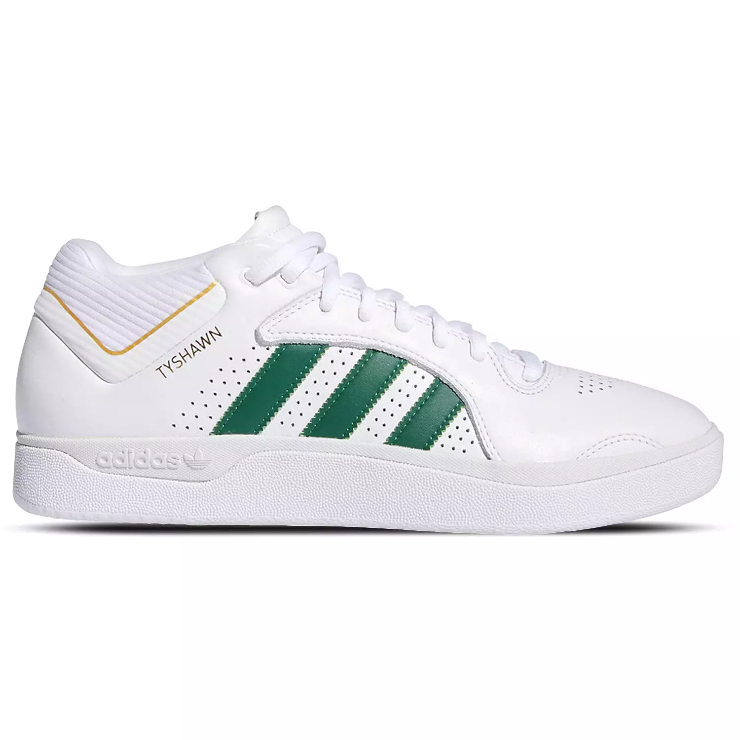 adidas Tyshawn White/Dark Green