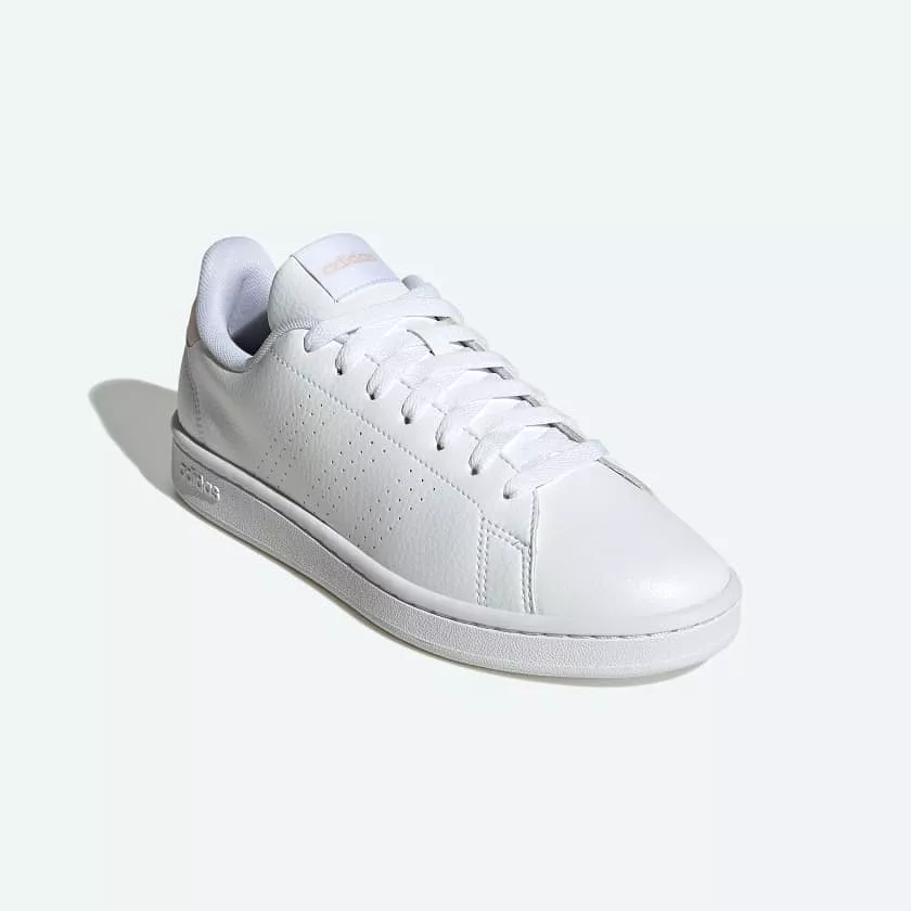 ADIDAS WOMEN'S ADVANTAGE WHITE SHOES