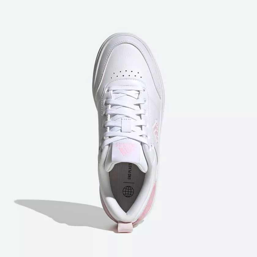 ADIDAS WOMEN'S PARK STREET WHITE/PINK SHOES