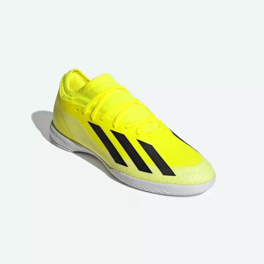 Adidas X Crazyfast League Indoor Football Shoes (Yellow/Black/White)