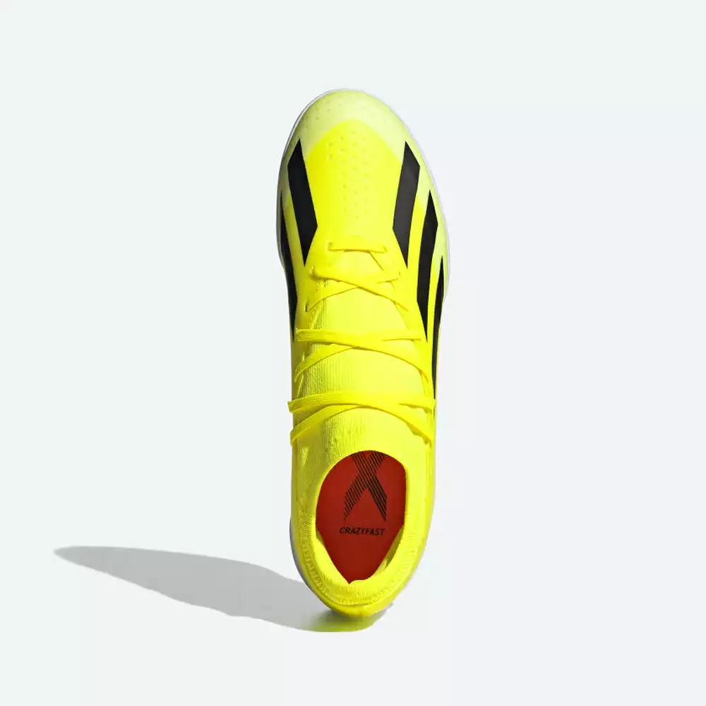 Adidas X Crazyfast League Indoor Football Shoes (Yellow/Black/White)