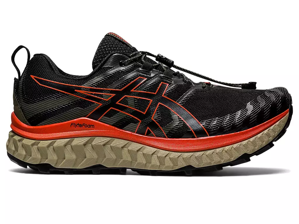 ASICS Men's TRABUCO MAX (Black/Cherry Tomato)