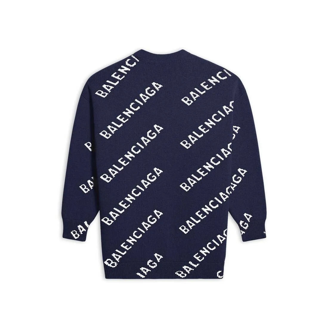 BALENCIAGA  |Crew Neck Monogram Casual Style Wool Long Sleeves