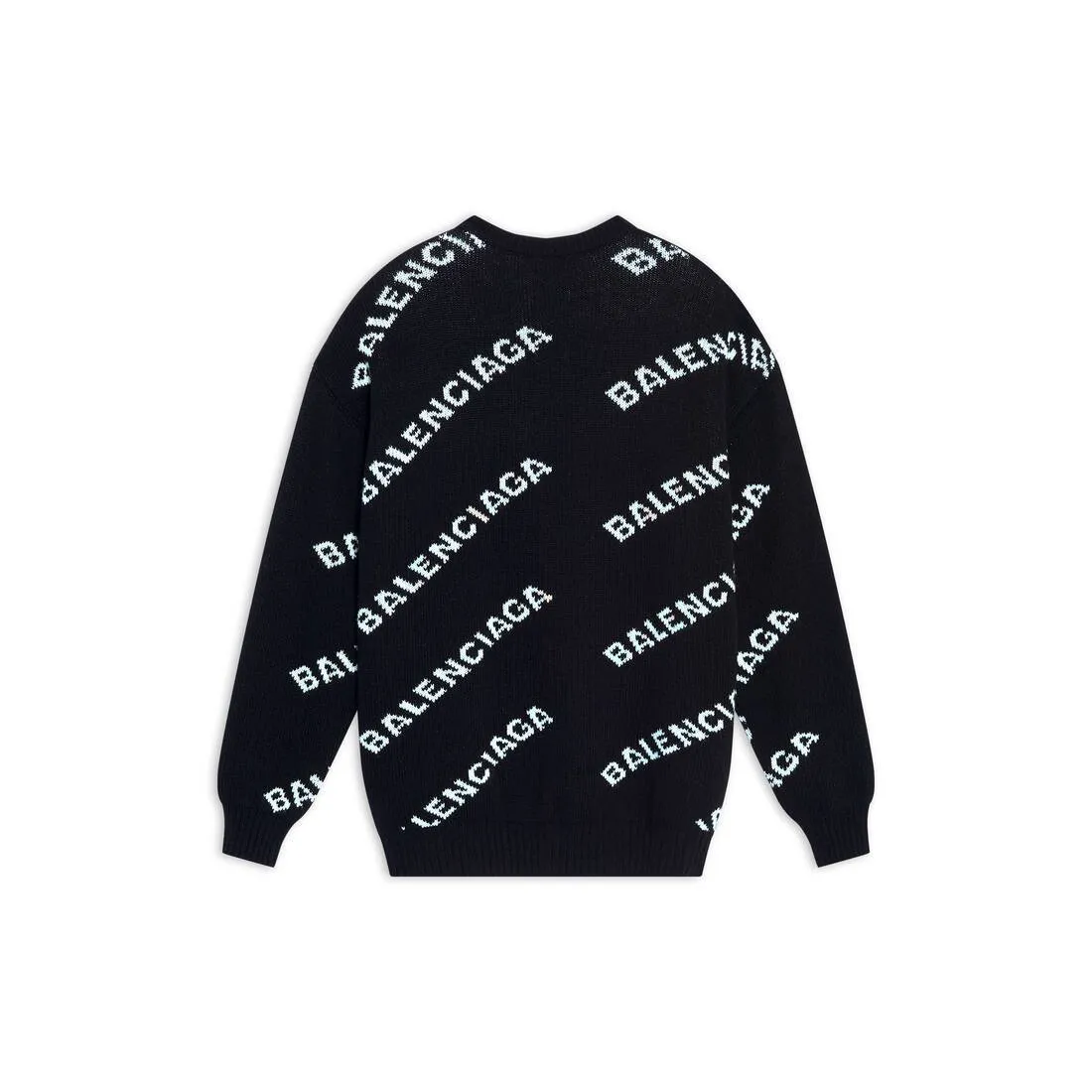 BALENCIAGA  |Crew Neck Monogram Casual Style Wool Long Sleeves