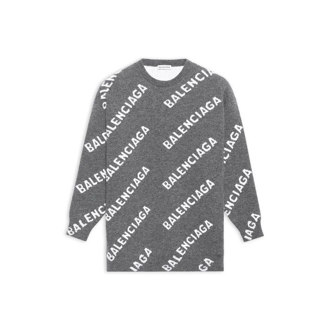 BALENCIAGA  |Crew Neck Monogram Casual Style Wool Long Sleeves