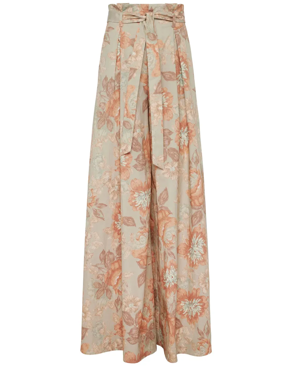 Chantae Ultra Wide Leg Pant in Vintage Pastel Floral