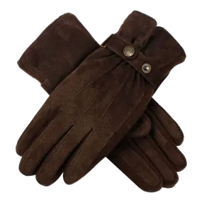 Dents Laura Three-Point Fleece-Lined Suede Gloves