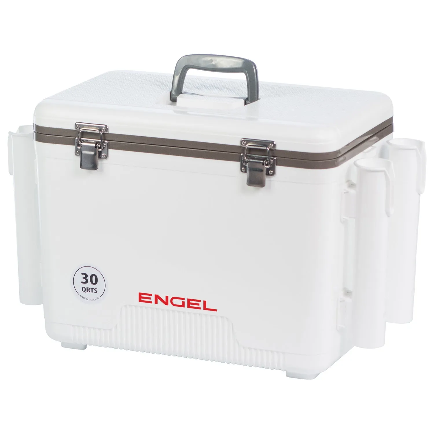 Engel 30 Quart Drybox/Cooler with Rod Holders