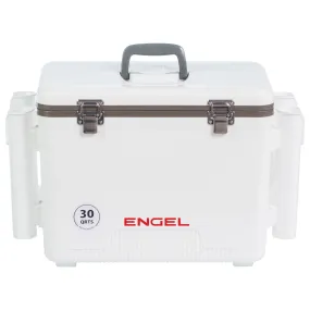 Engel 30 Quart Drybox/Cooler with Rod Holders