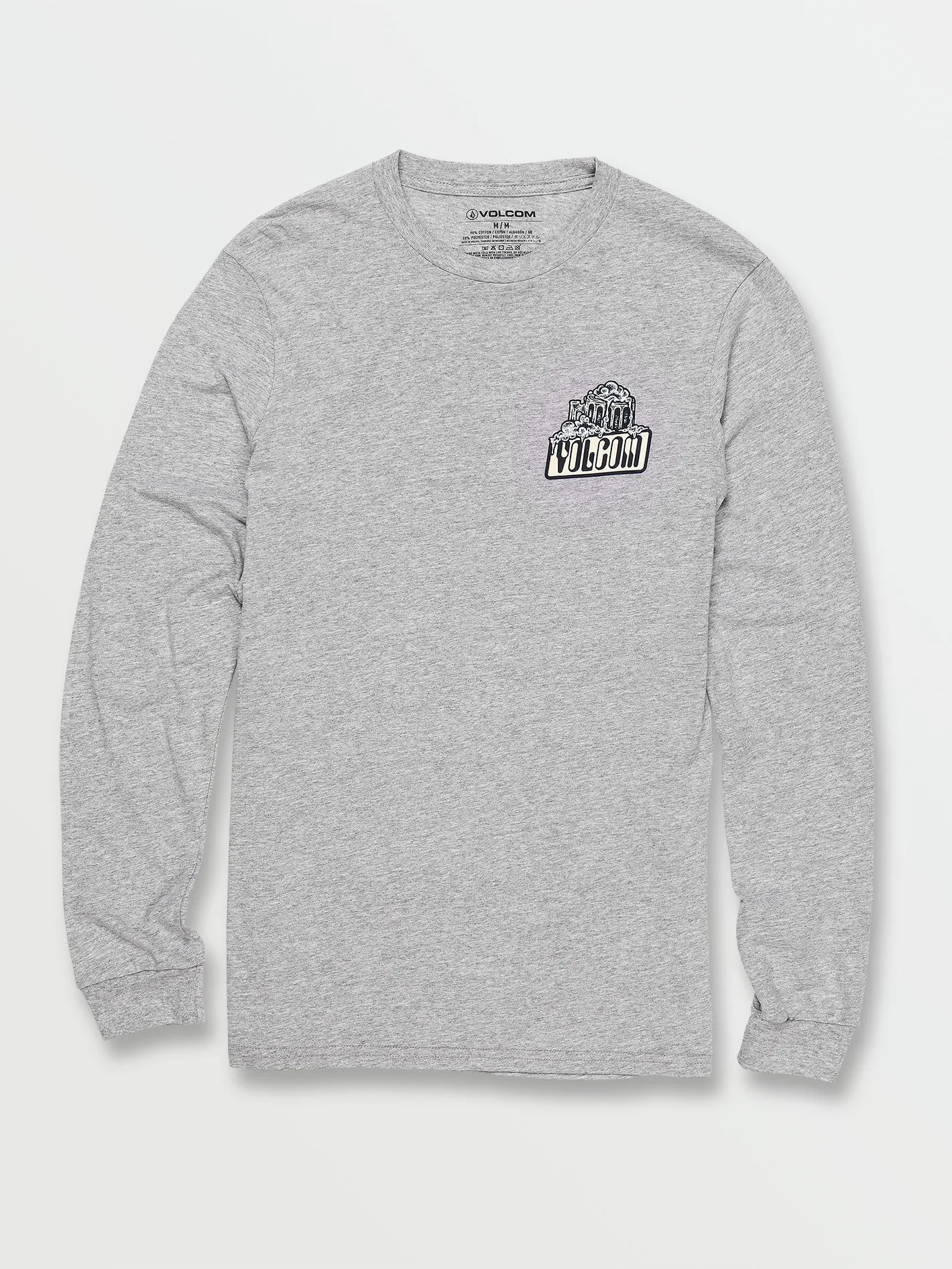 Frothy Days Long Sleeve Tee - Black