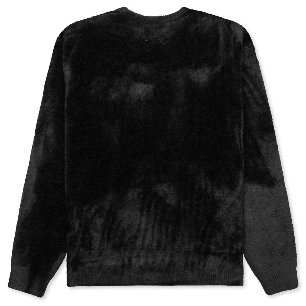 Fuzz L/S Knit - Black