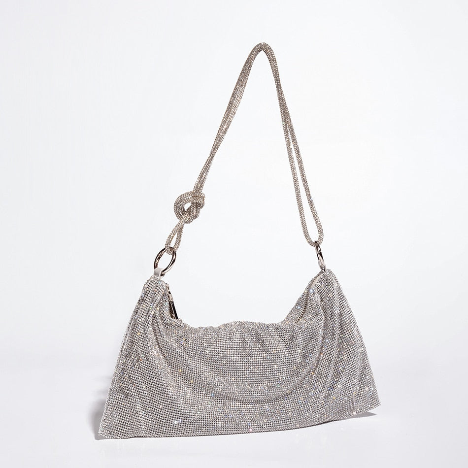 Glam Goddess Rhinestone Handbag