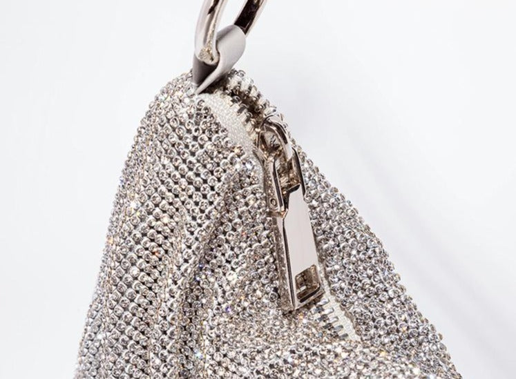 Glam Goddess Rhinestone Handbag