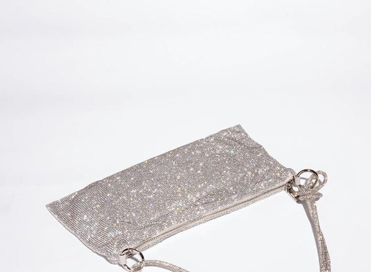 Glam Goddess Rhinestone Handbag