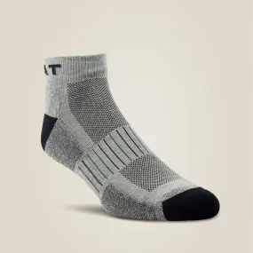 High Performance Quarter Crew Tek Work Sock 3 Pair Pack