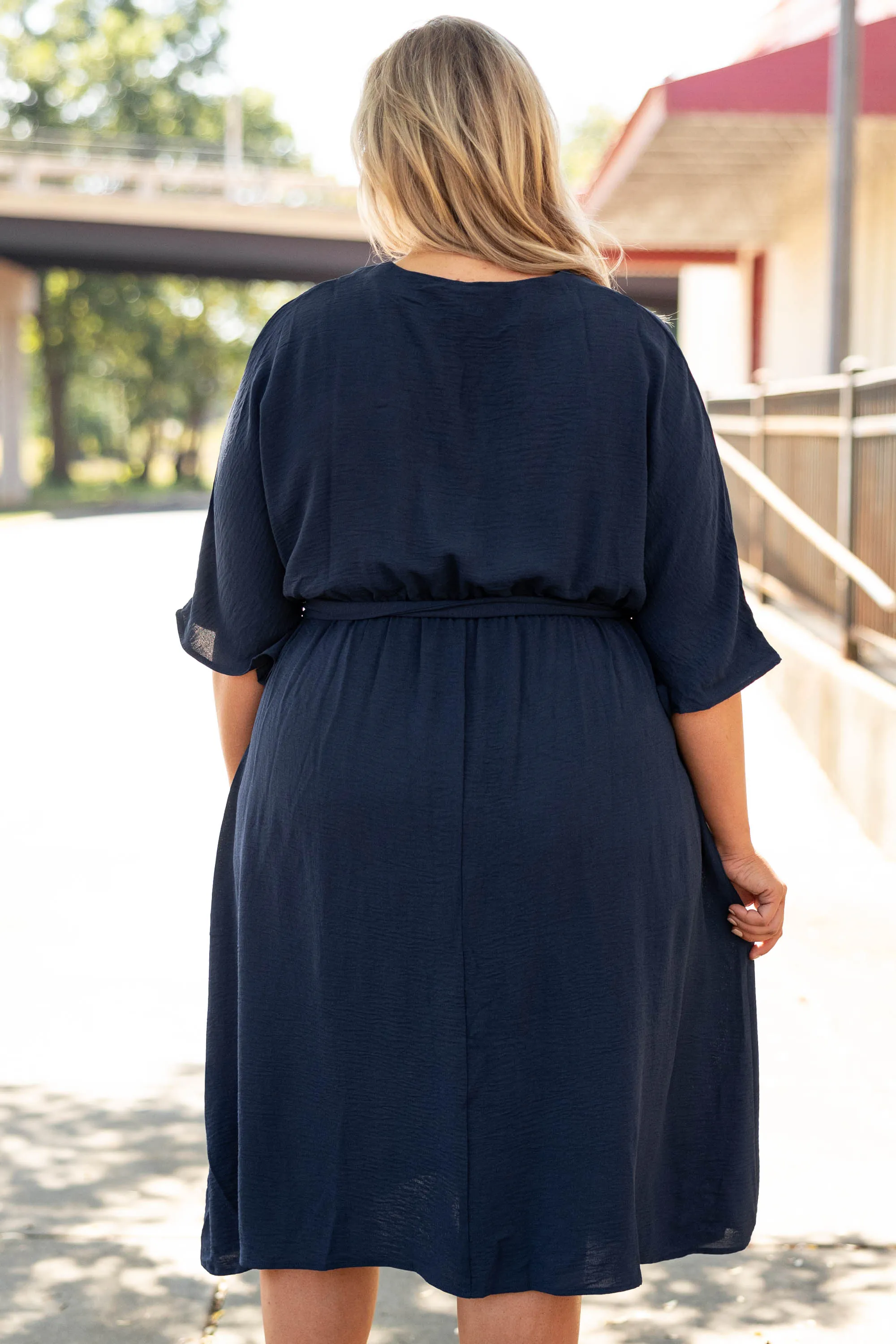 Hopelessly Yours Dress, Navy