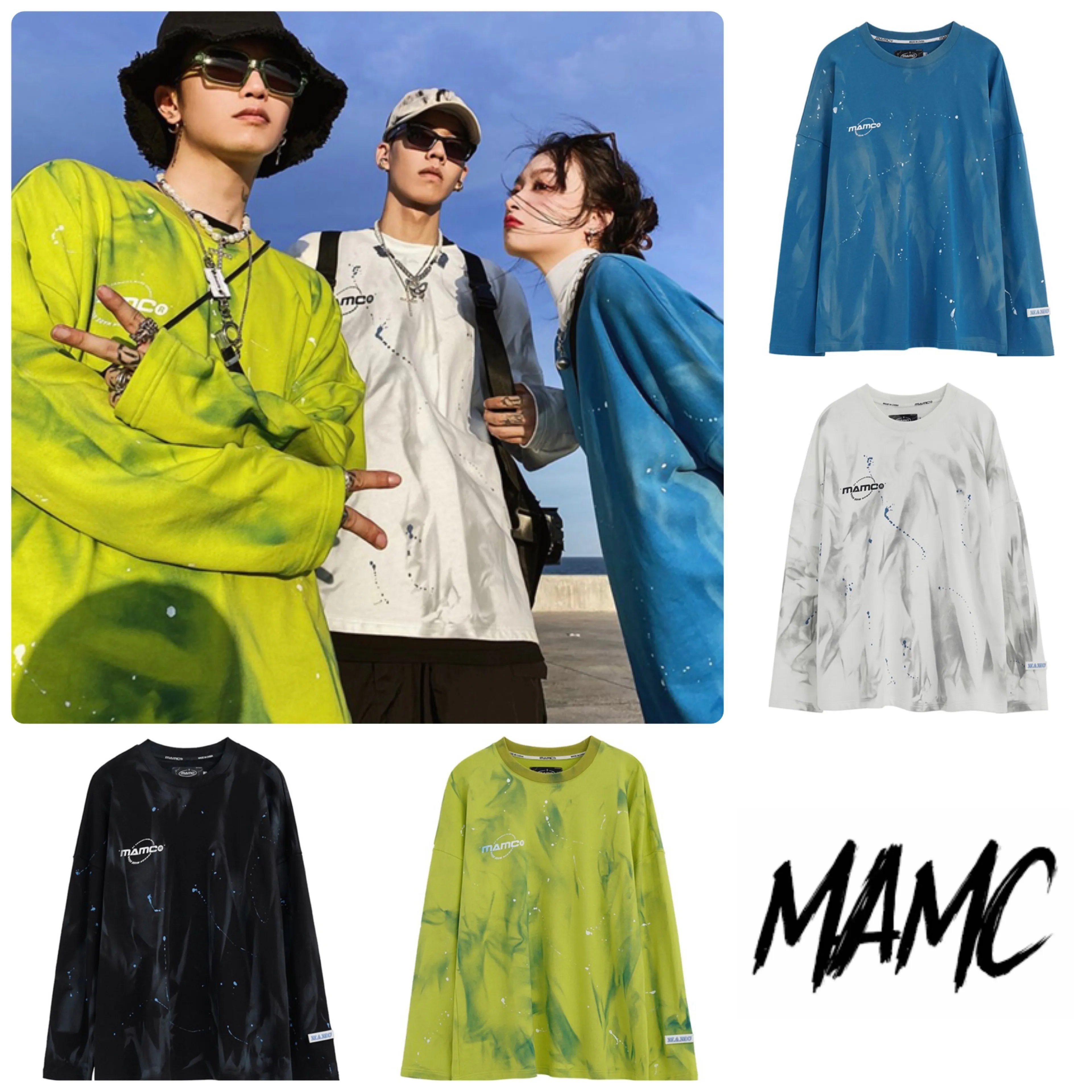 MAMC  |Unisex Faux Fur Street Style Plain Tops