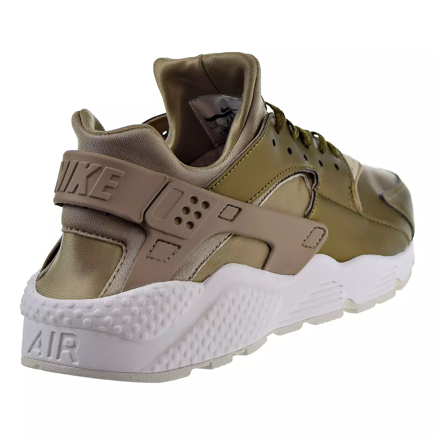 Nike Air Huarache Run PRM TXT Women's Running Shoes Khaki / Summit White