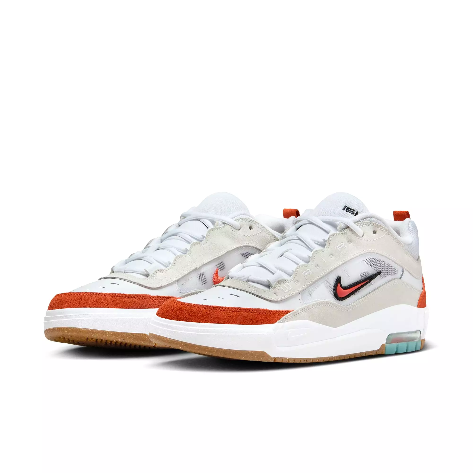 Nike SB Air Max Ishod - White/Orange Summit-White-Black