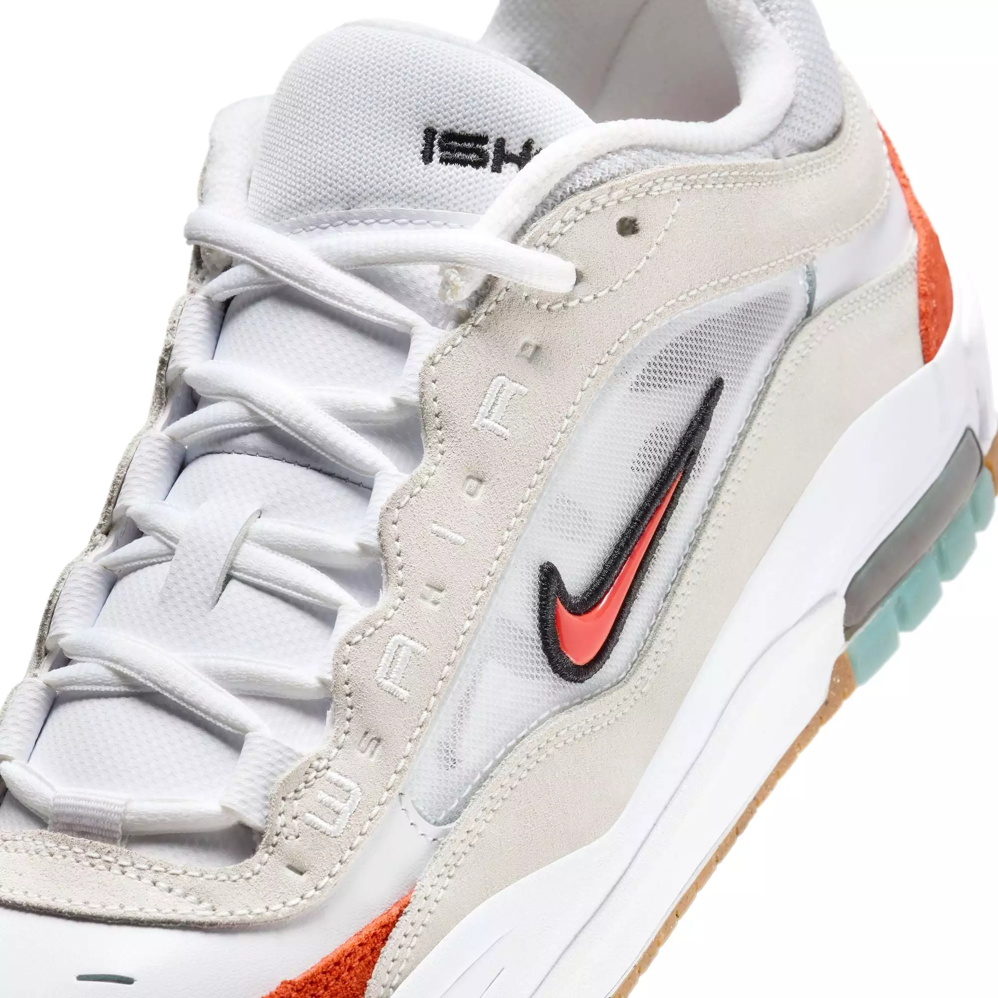 Nike SB Air Max Ishod - White/Orange Summit-White-Black