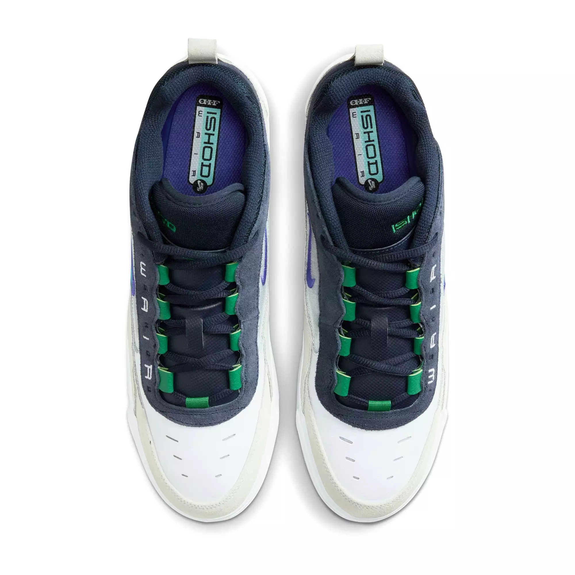 Nike SB Air Max Ishod - White/Persian Violet-Obsidian-Pine Green