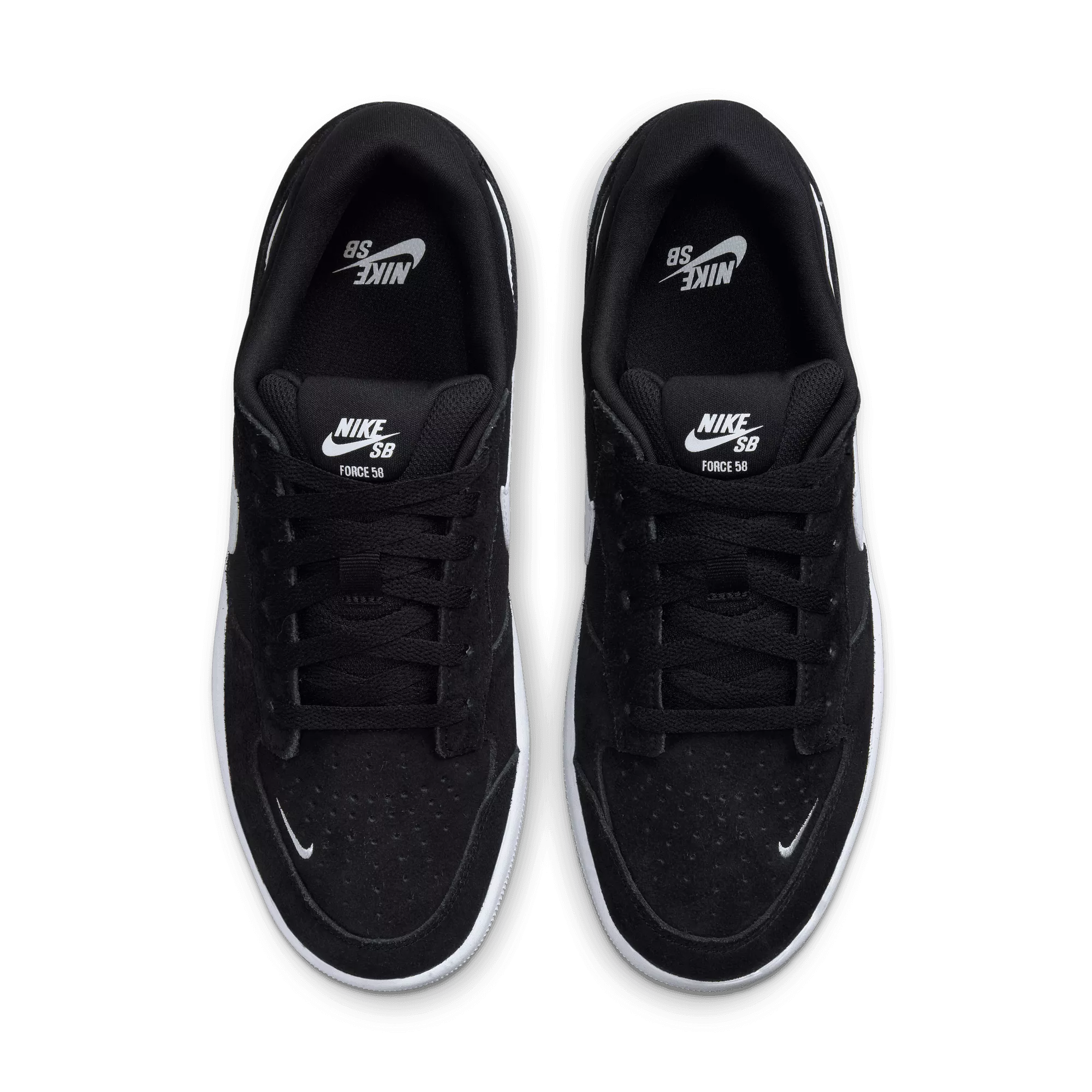 Nike SB Force 58 - Black/White-Black