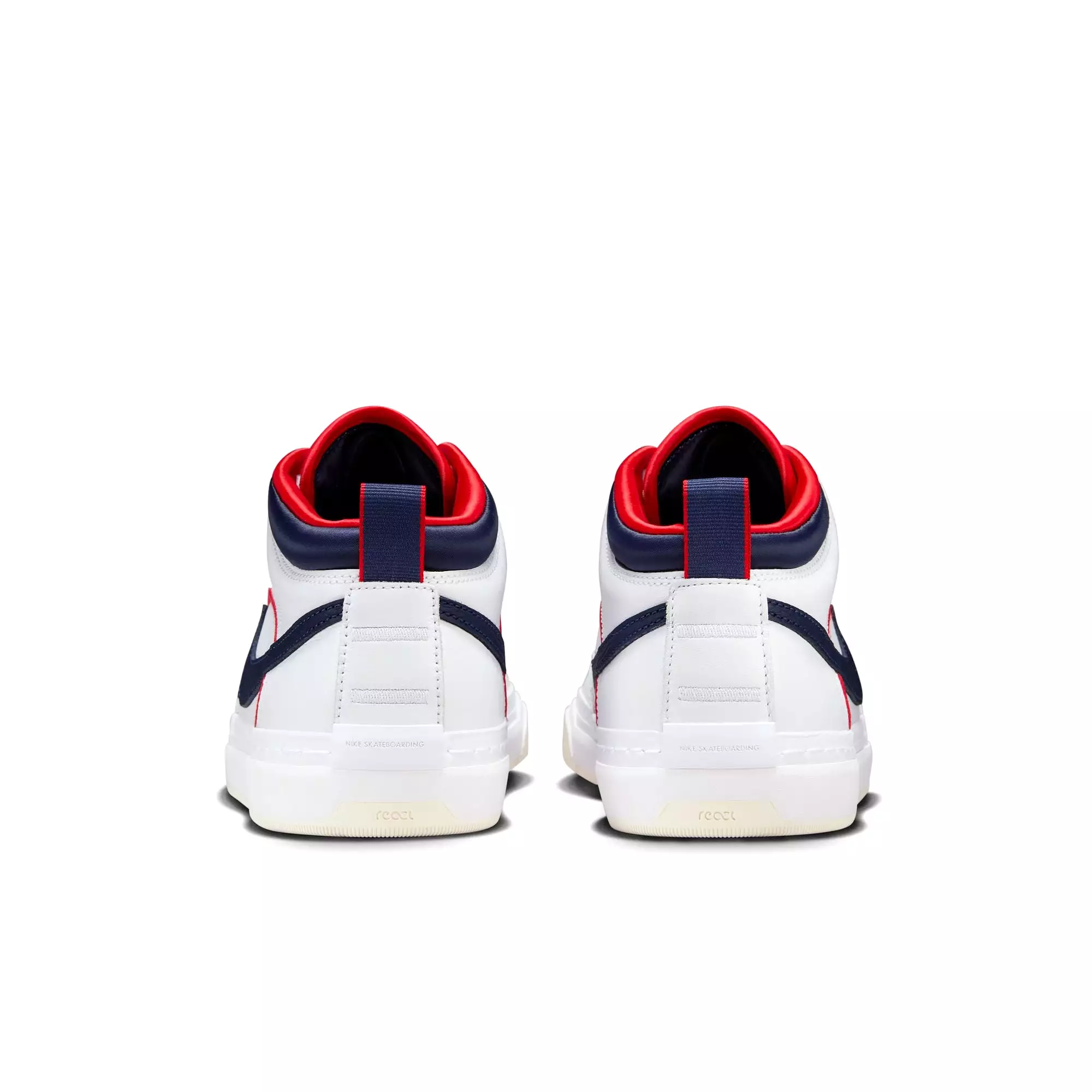 Nike SB React Leo Premium - White/Midnight Navy-University Red-White