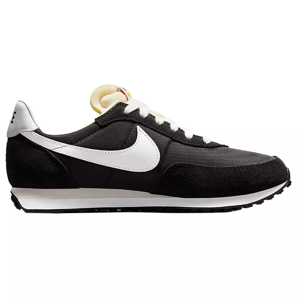 Nike Waffle Trainer 2 Black White (GS)