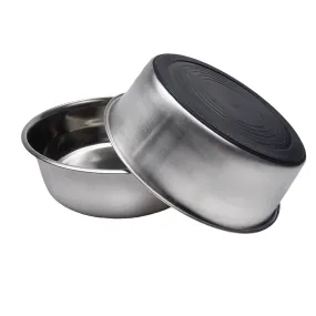 Non-Skid Stainless Steel Dog Bowl