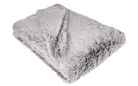 Pearl Fox Luxury Faux Fur Throw 58 x 45