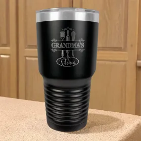 Personalized Stainless Steel Tumbler Kitchen Utensils Grandma