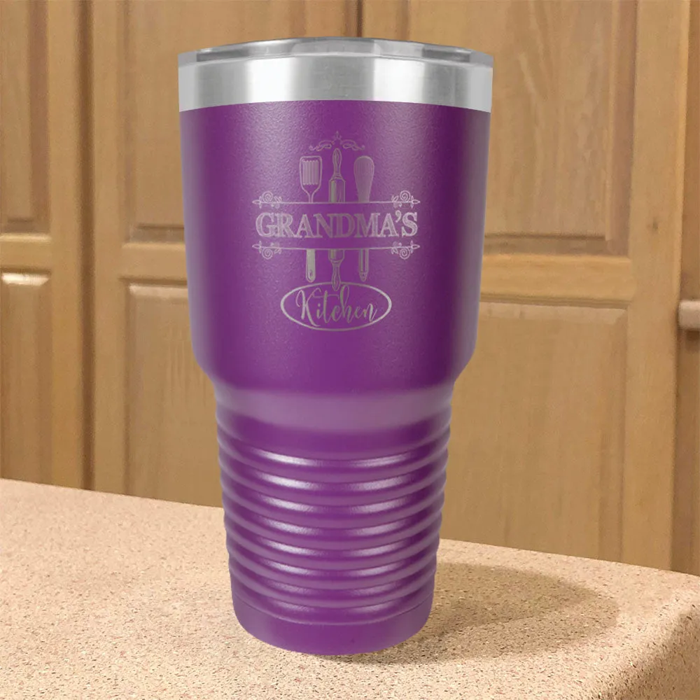 Personalized Stainless Steel Tumbler Kitchen Utensils Grandma