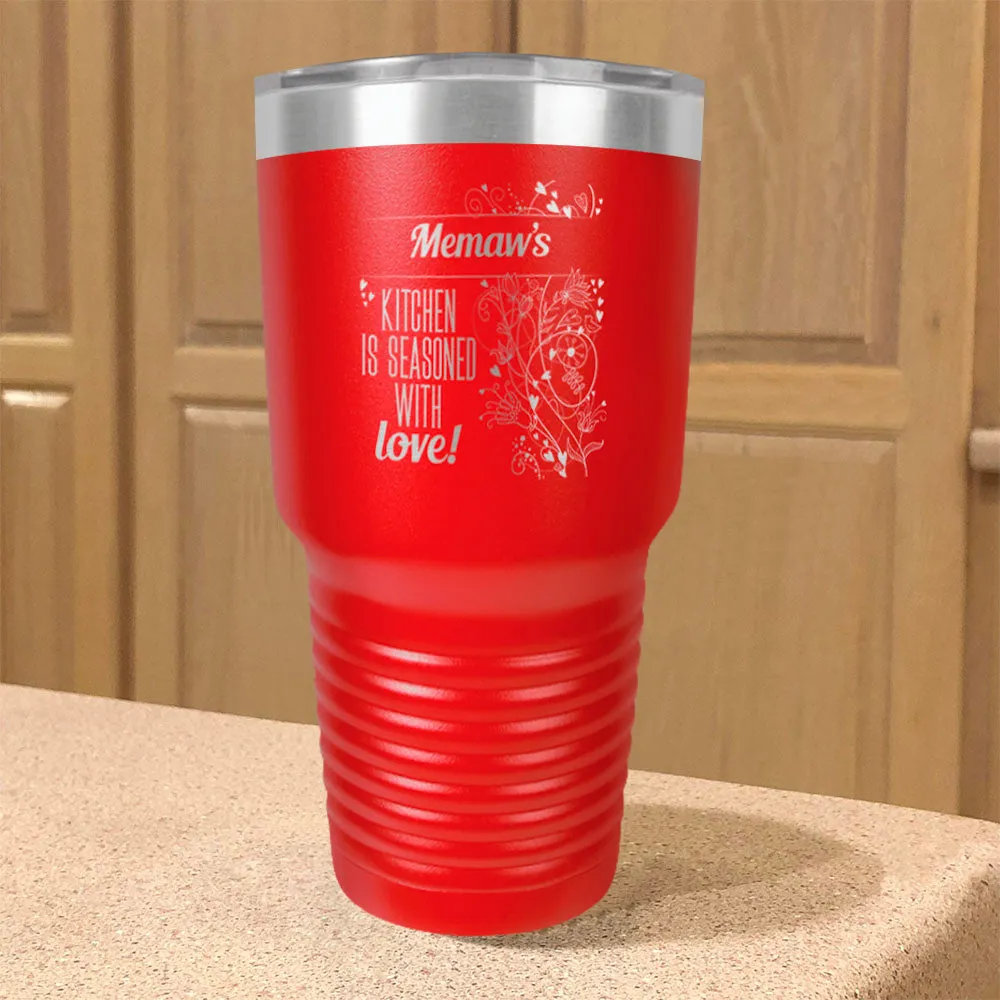 Personalized Stainless Steel Tumbler Seasoned With Love