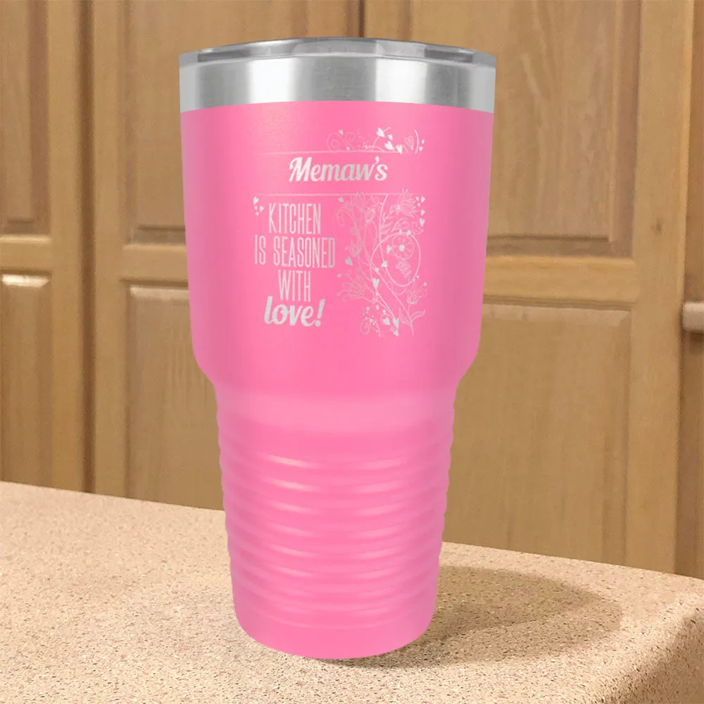 Personalized Stainless Steel Tumbler Seasoned With Love