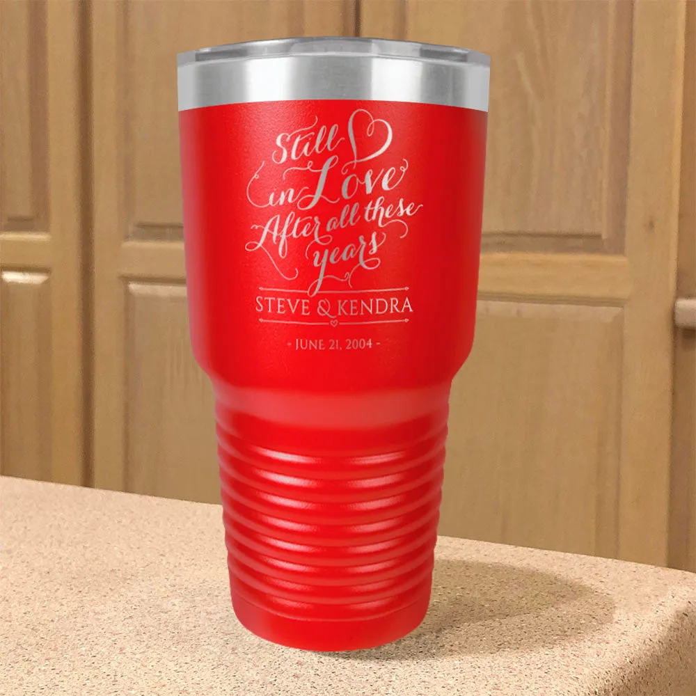 Personalized Stainless Steel Tumbler Still in Love Couple