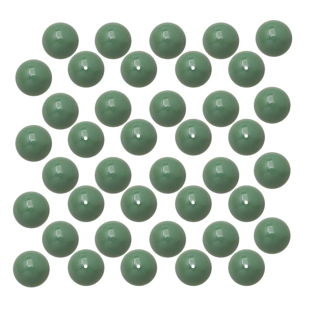 Preciosa Crystal Gemcolor Pearl, Round 4mm, Sage (40 Pieces)