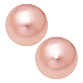 Preciosa Crystal Nacre Pearl, Round 4mm, Peach (40 Pieces)