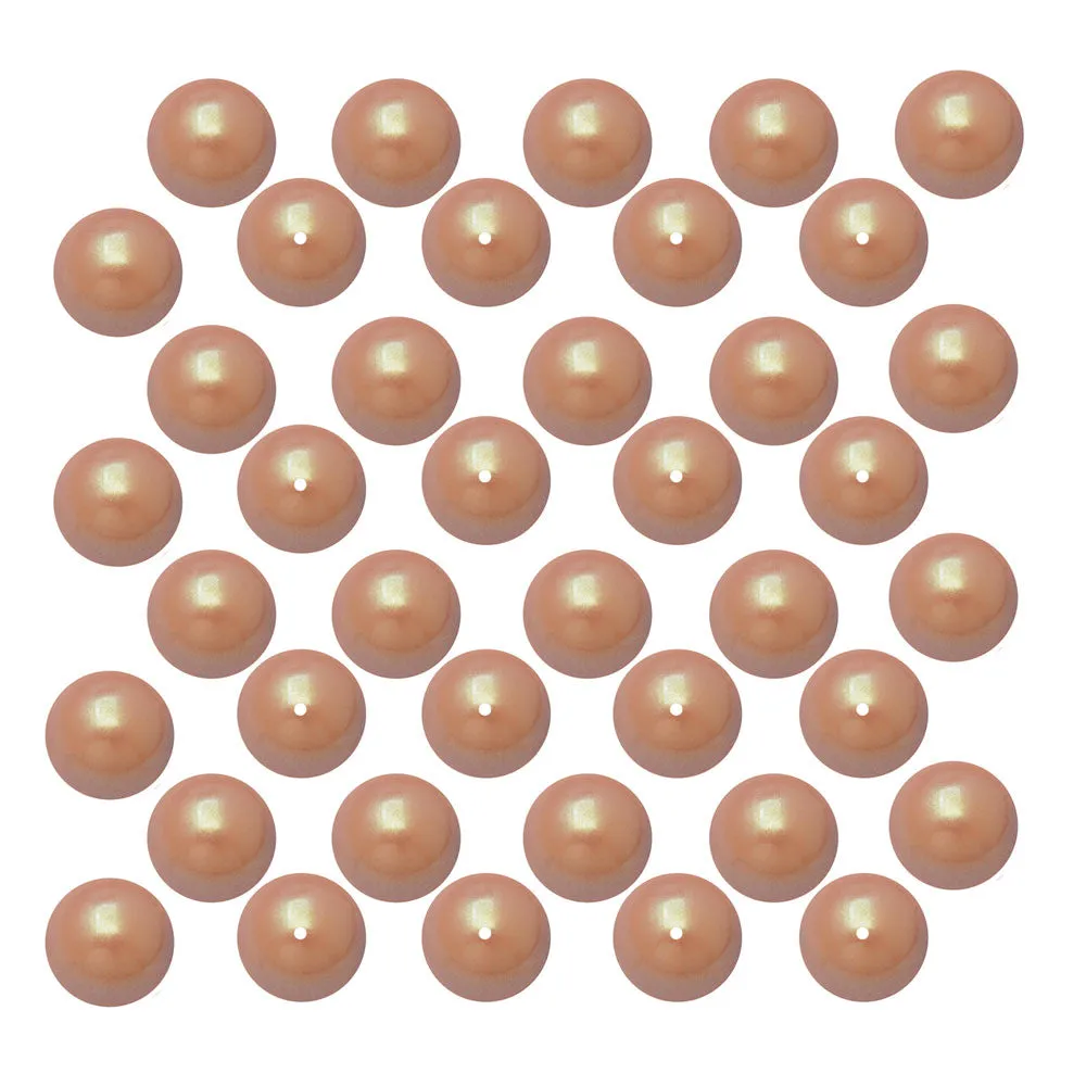 Preciosa Crystal Nacre Pearl, Round 4mm, Pearlescent Pink (40 Pieces)