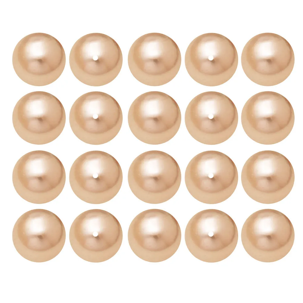 Preciosa Crystal Nacre Pearl, Round 8mm, Cream (20 Pieces)