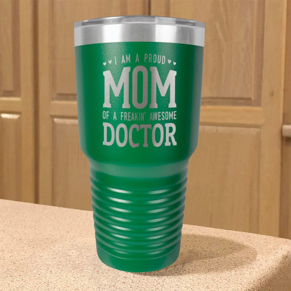 Proud Mom Personalized Stainless Steel Tumbler