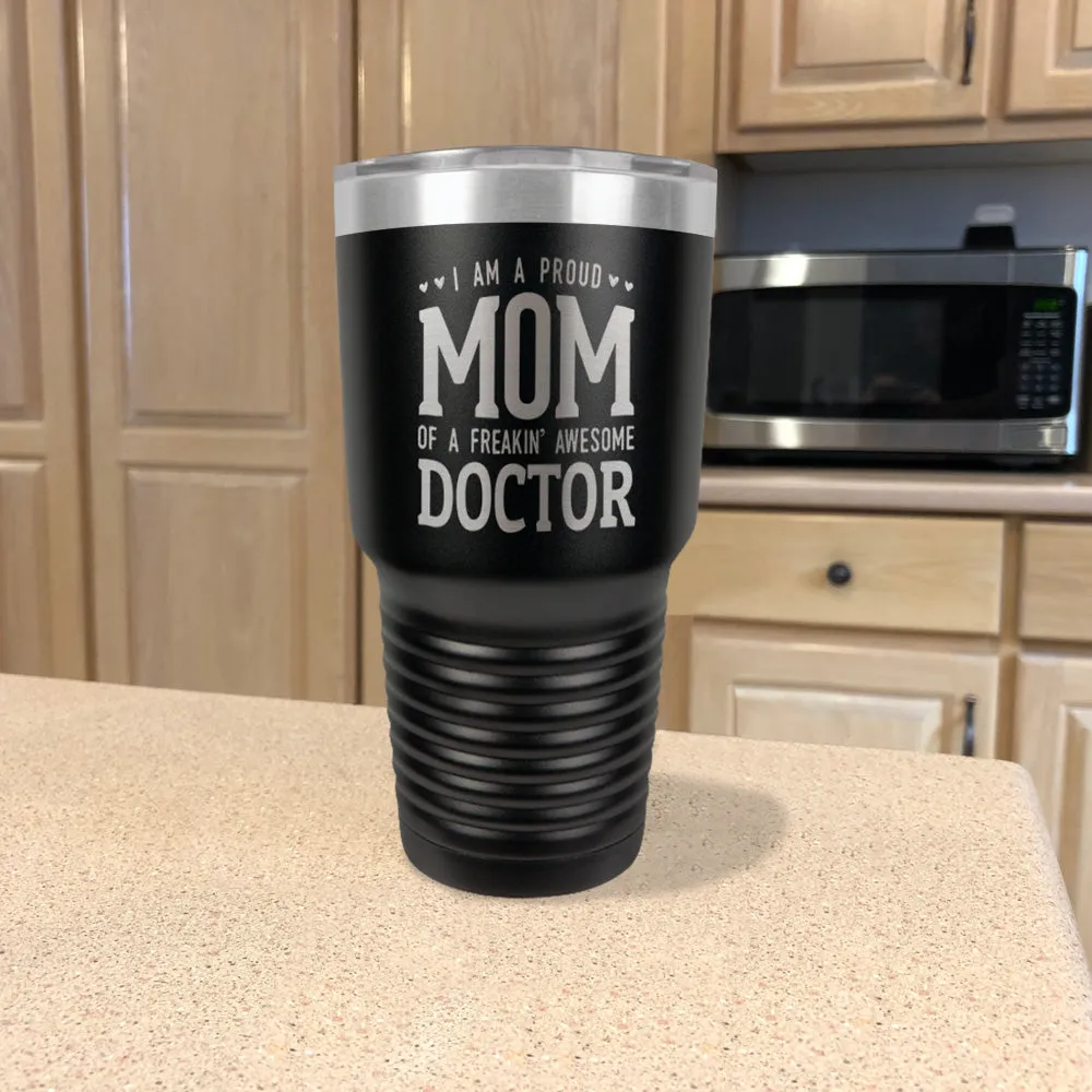 Proud Mom Personalized Stainless Steel Tumbler