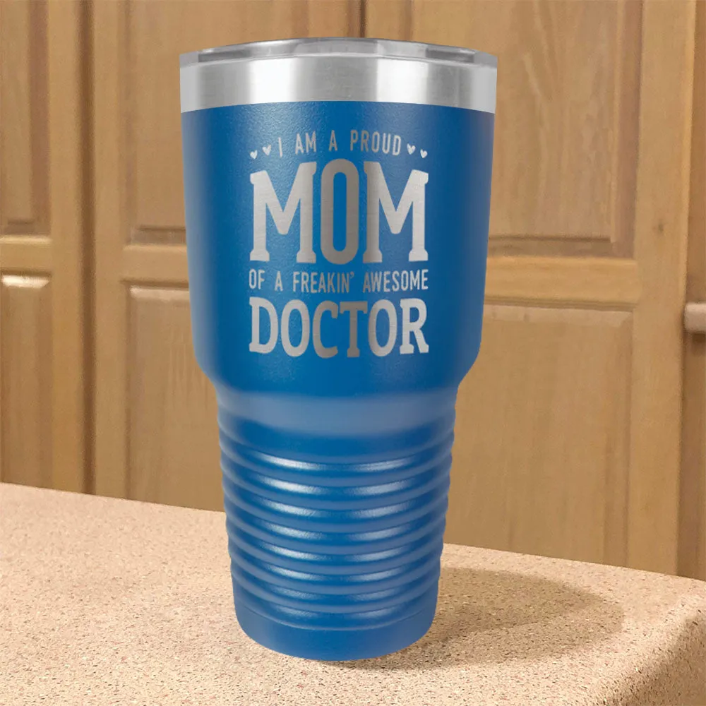 Proud Mom Personalized Stainless Steel Tumbler