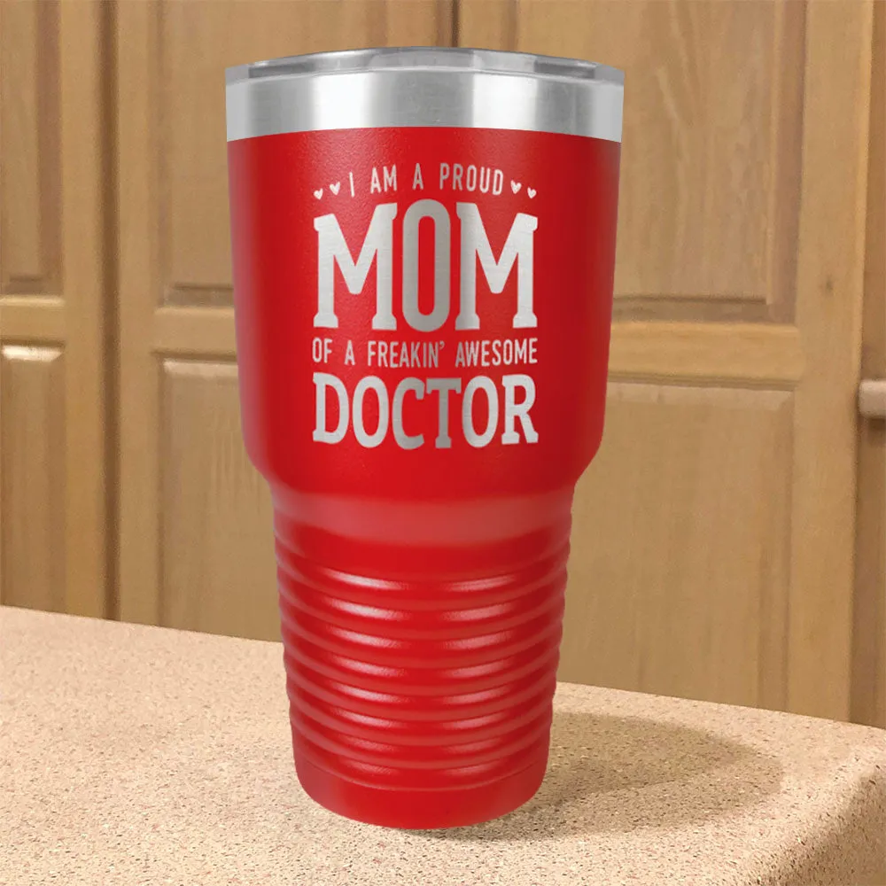 Proud Mom Personalized Stainless Steel Tumbler