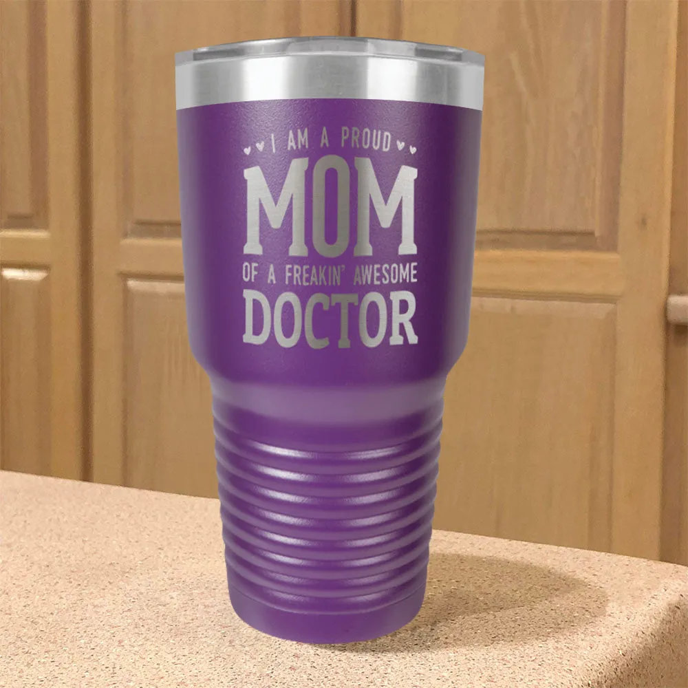 Proud Mom Personalized Stainless Steel Tumbler